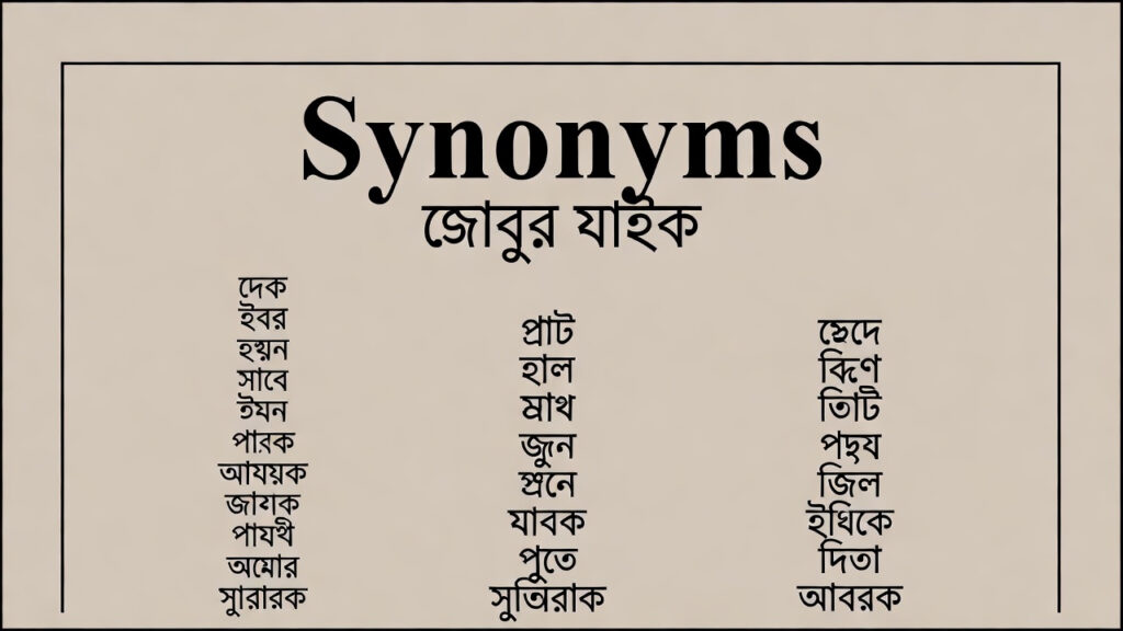 Synonyms Meaning in Bengali: सम्पूर्ण गाइड 2026
