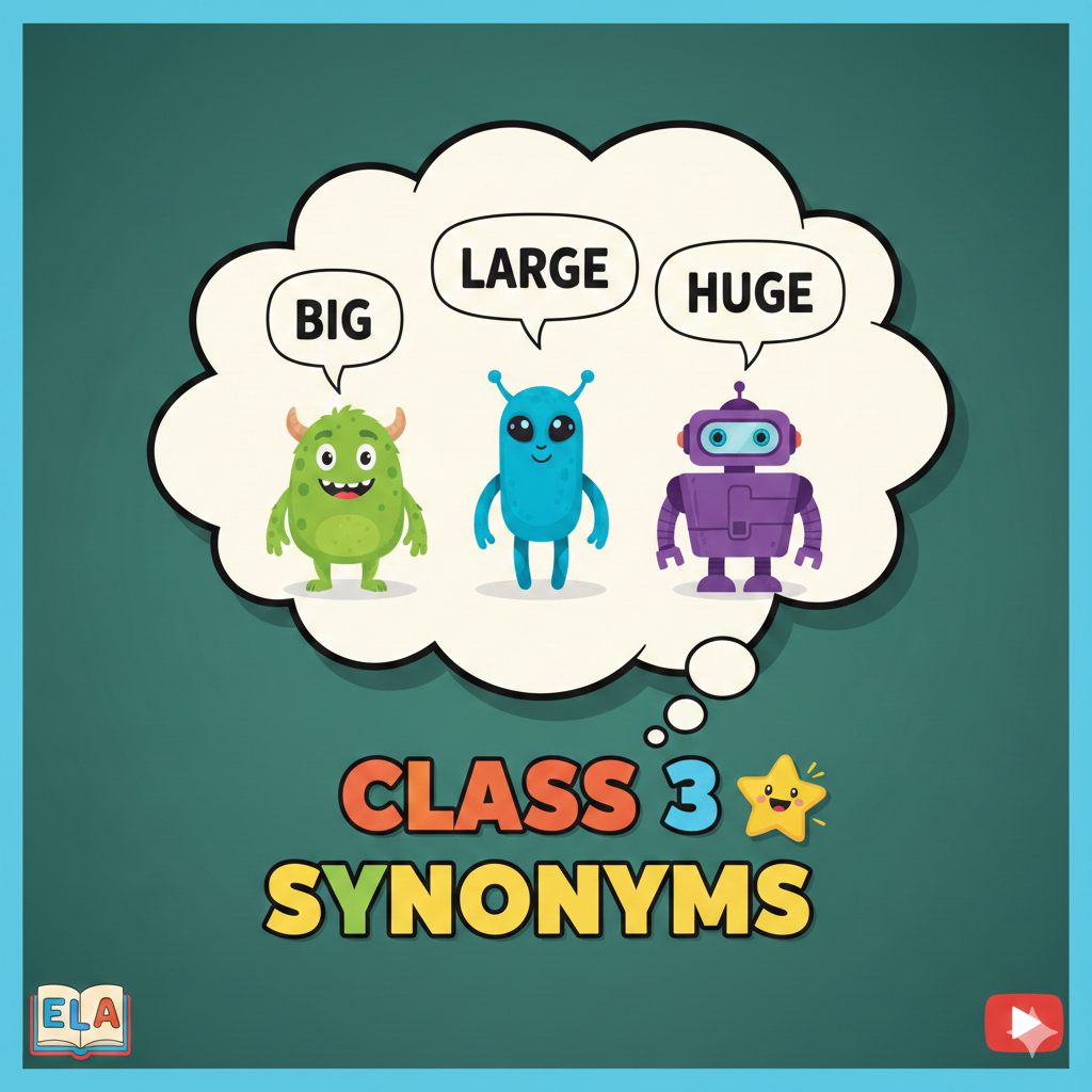 Class 3 Synonyms: 100+ समान अर्थ वाले शब्द | CBSE 2026