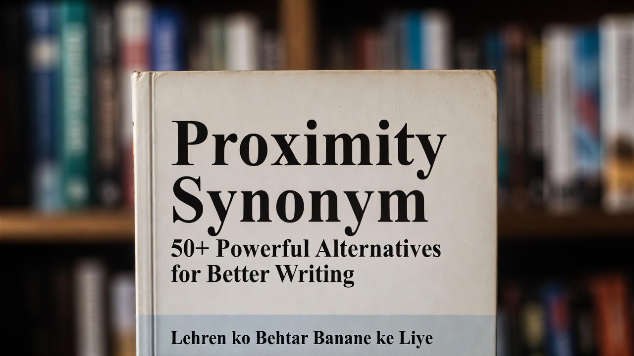 Proximity Synonym: लेखन को बेहतर बनाने के लिए 50+ शक्तिशाली विकल्प