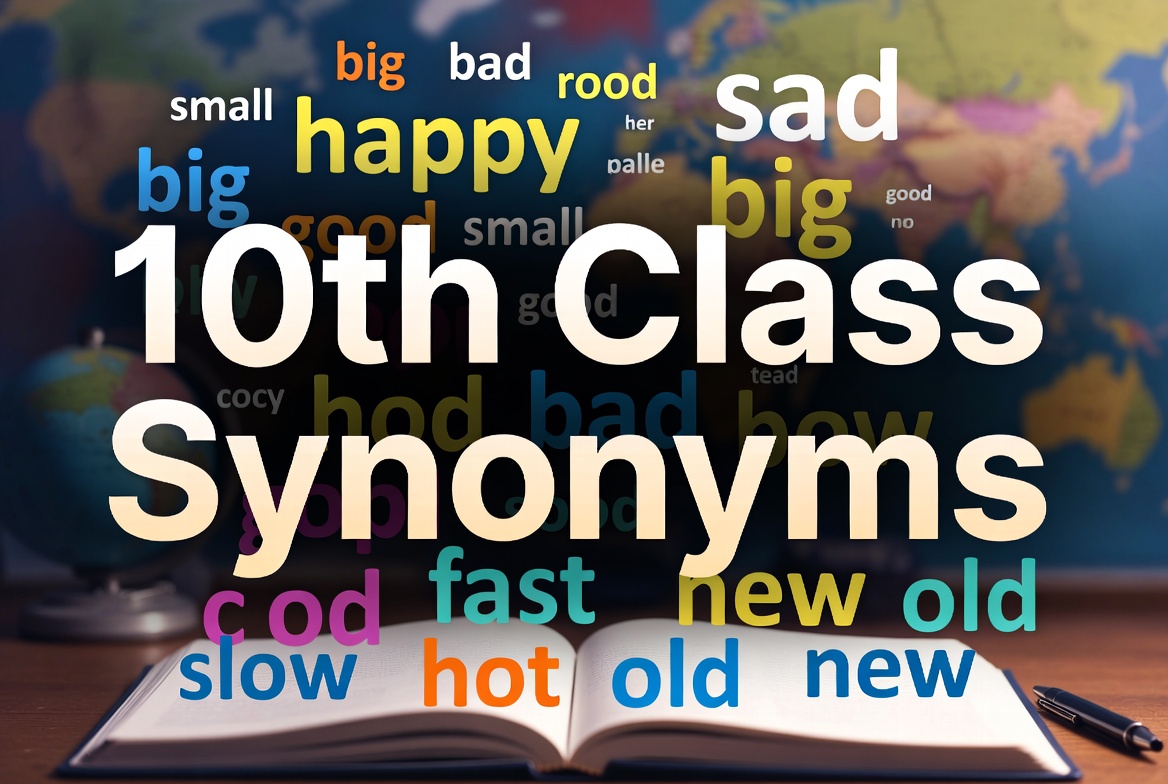 10th Class Synonyms in Hindi | कक्षा 10 पर्यायवाची शब्द (2026)